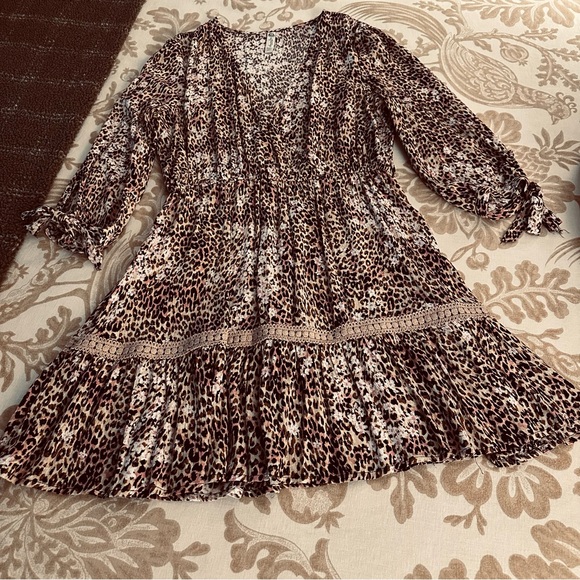American Rag Leopard Print Dress - Picture 1 of 14